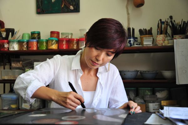 Trong thế giới sơn mài của Saeko Ando